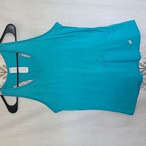 Asics aqua woman's running tank top. Size Medium.
